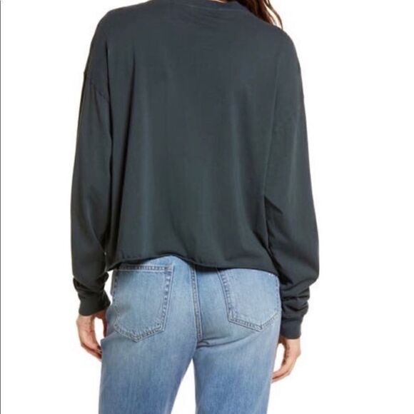 Daydreamer x Free People AC/DC Long Sleeve Black Tee Size XSmall - Picture 3 of 6